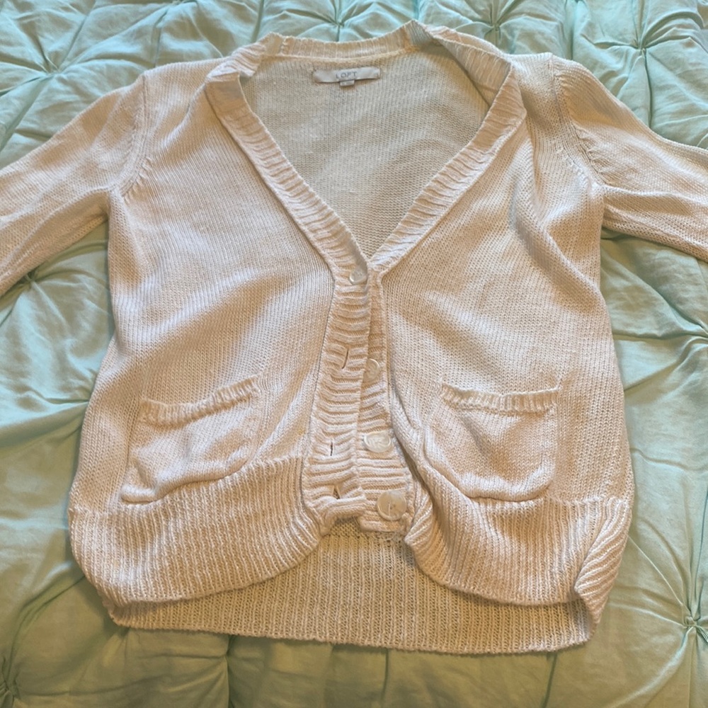 Loft crochet sweater